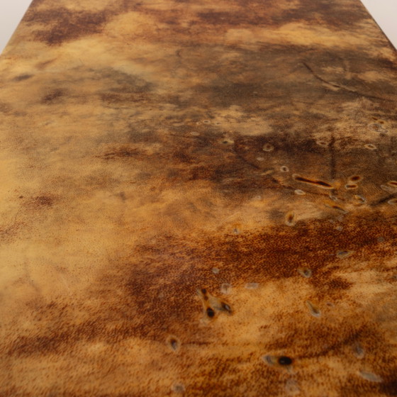 Aldo Tura Mid Century Rectangular Parchment Low Coffee Table mod. 825 Itayl 1950 – Wood, Mid Century Modern (photo 26 of 27)