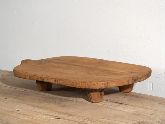 Table d'appoint ancienne en pin, Europe Centrale, circa 1900, Tables d'appoint, Bois, Marron, Rustic (photo 19 sur 19)