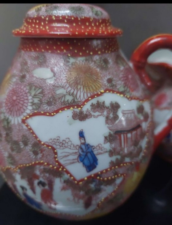 Image 1 of 15 piece katani porcelain meiji period