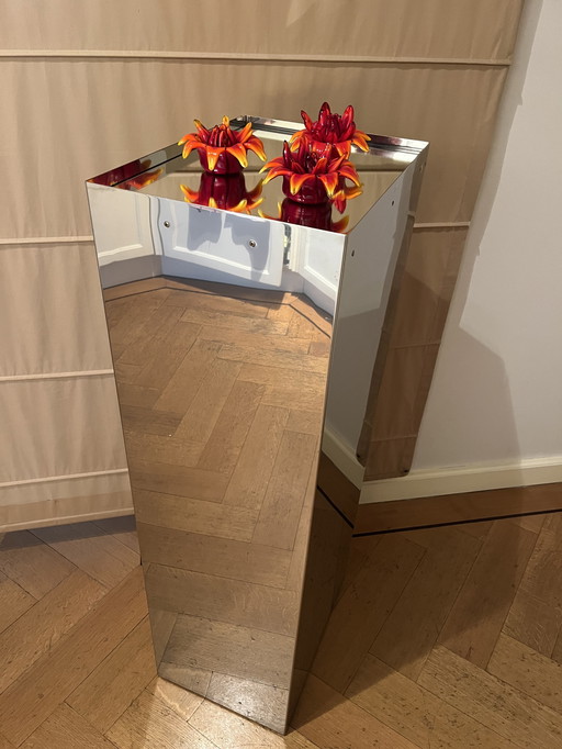 Mueble bar, cromado/espejo – móvil, diseño exclusivo