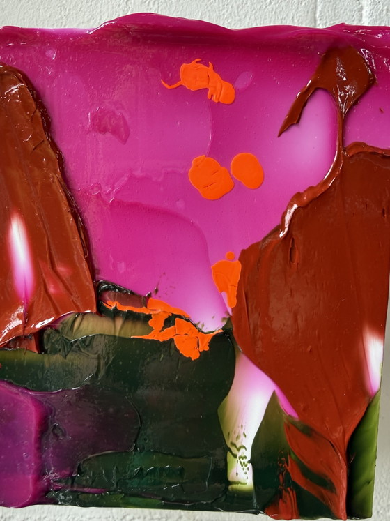 Image 1 of Abstract textuur schilderij hedendaagse kunst 