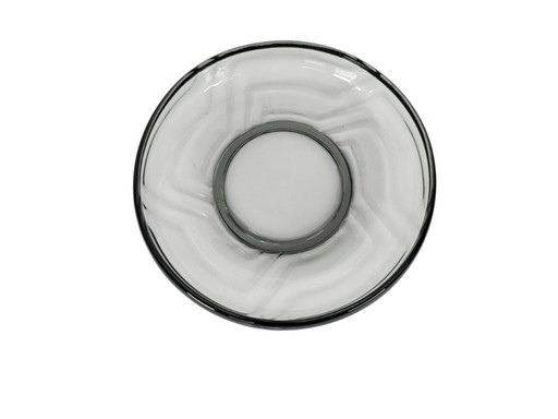 Fábrica de vidrio Leerdam - Copiadora A.D. - Modelo "cuenco de piña" *8x - vidrio prensado - 1934