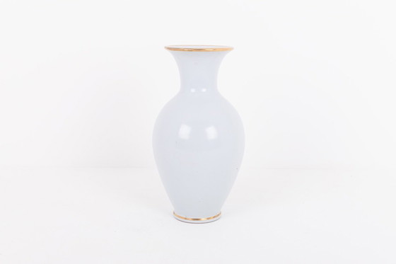 Image 1 of Italian hand painted ceramic vase from Alfa, 1980’s