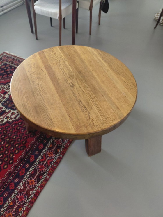 Image 1 of Runder Couchtisch aus Holz, 99 cm