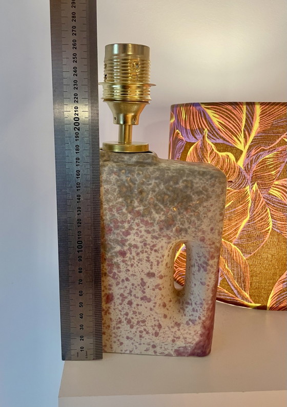 Übelacker tafellamp - batterijgevoede lamp op een haardvaas met botanische lampenkap | 42 cm (photo 13 of 15)