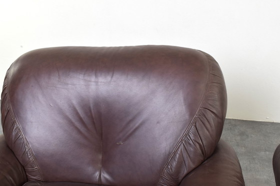 Image 1 of Mid-Century Italian Lounge Chairs, 1970s, Set of 2.