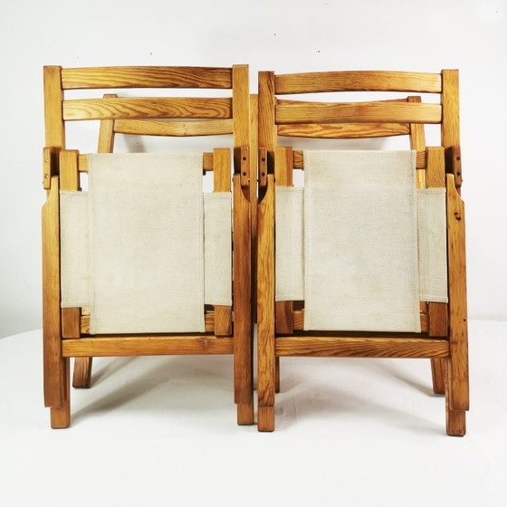 Image 1 of Set klapstoelen Bialskie Fabryki Mebli Biała Podlaska jaren 70
