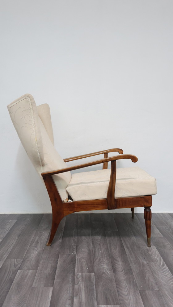 Image 1 of Renzo Franchi Camerani Recliner Sessel Mod. Camea 1950 Design Mitte des Jahrhunderts