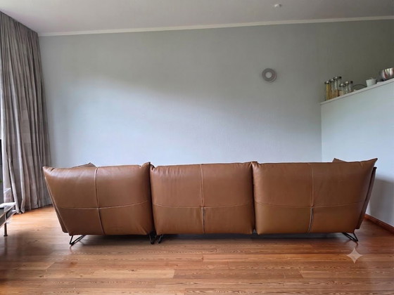 Image 1 of Jess Design – My Home Sofa & Earl Lounge Chair | Luxor Leather Fango Light | As New