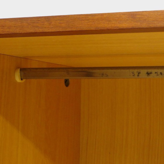 Image 1 of Ampio armadio vintage a 5 ante con tre cassetti in teak, anni '60.