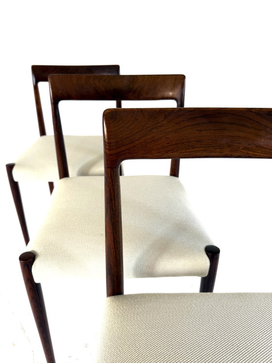 Image 1 of Set van 4 vintage eetkamerstoelen, Lübke ‘60