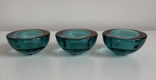 Iittala Ballo Zeegroen, Set Van 3 Stuks – kandelaars en kaarsen, Glass (photo 2 of 5)