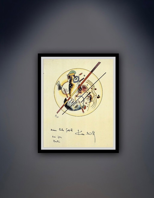 Wassily Kandinsky : "Aus dem Gästebuch Galston 1922". Bauhaus Archiv Berlin