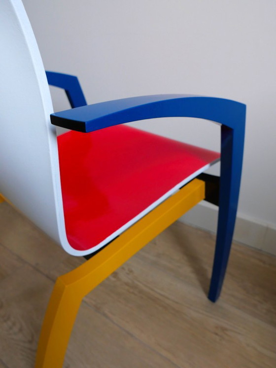 Image 1 of Sedia da pranzo Leolux Camarilla ispirata a "Mondriaan".