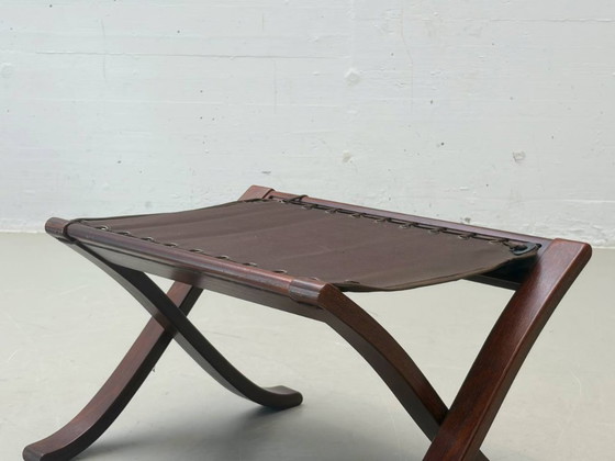Image 1 of Ingmar Relling “Flex” lounge chair with footstool for Westnofa, Norway, 1960s