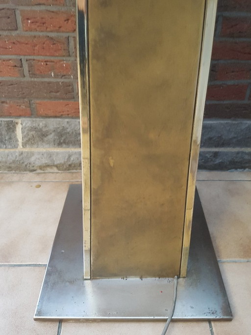 Belgo Chrom Metall Stehleuchte 1980er Jahre
