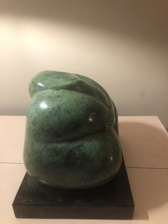 Beautiful Green Bronze Statue – Sculpture, Stone (photo 8 of 12)