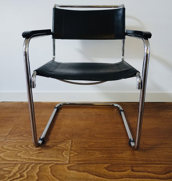 Image 1 of 4x Thonet S34 Mart Stam Bureaustoelen