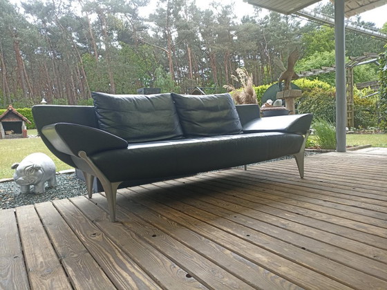 Image 1 of Sofá icónico de diseño en piel "Rolf Benz" modelo 1600. ¡En excelente estado!