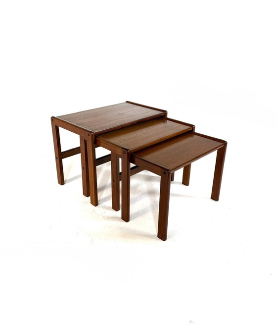 Image 1 of Ensemble mimi vintage danois en teck, Mogens Kold '60