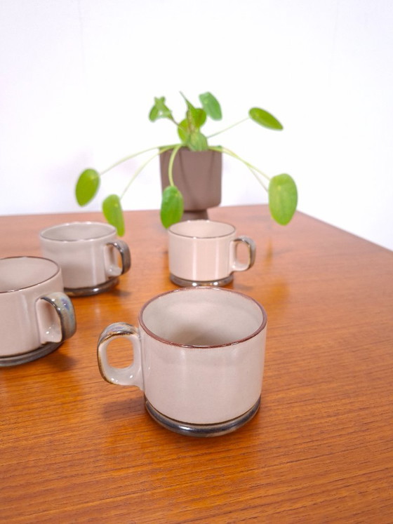 Image 1 of Juego de tazas de café de porcelana danesa Copenhagen B&G Stoneware