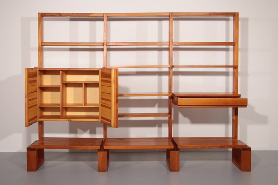 Image 1 of Sistema modulare di pareti brutaliste francesi – Eleganza industriale, ca. 1950