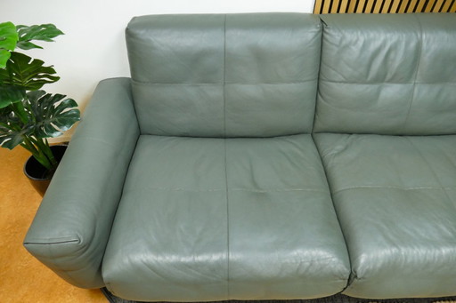 Rolf Benz 50 3 Zits Groen Leer