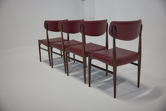 Image 1 of Set of 4 Vintage Dining Chairs by Topform