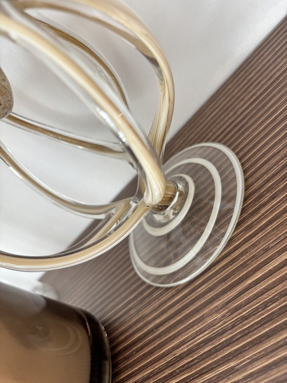 Image 1 of Handgemaakt Poolse glazen olielamp atelier Jozefina Krosno