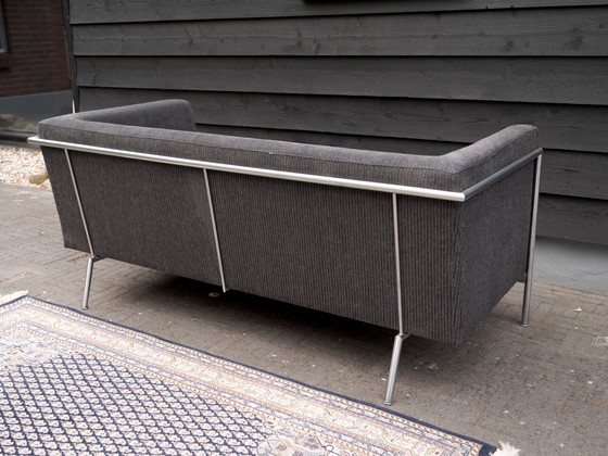 Image 1 of Harvink Mr Blues Design canapé | 2,5 places | velours côtelé noir