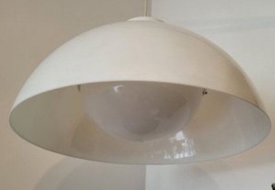 Image 1 of Lampada a sospensione Kd6 4006 bianca di Achille e Pier Giacomo Castiglioni per Kartell, 1950