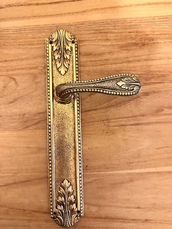Image 1 of Hand made brass door handles