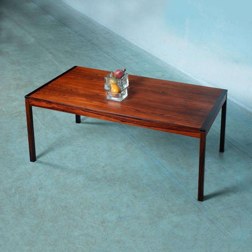 Vintage Scandinavian coffee table refurbished, midmod table