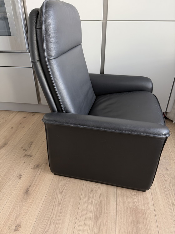 DeSede DS50 Zwart Leren Design Fauteuil – De Sede, Leather (photo 3 of 8)