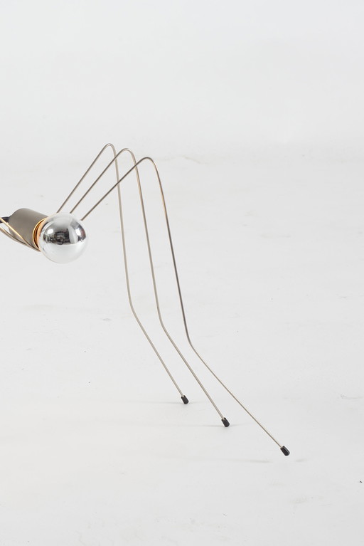 vintage Ingo Maurer spin lamp, postmodern 80s