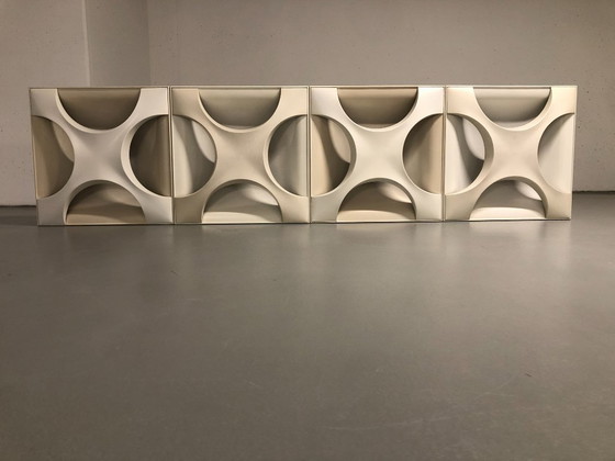 Image 1 of 4x Lampade da parete Staff Leuchten Rolf Krüger modello Oyster