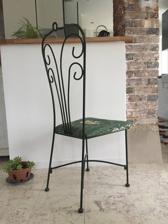 Image 1 of Vintage Wrought Iron Garden Chair