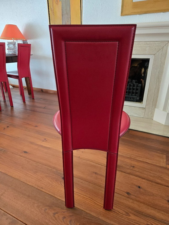 6 sedie da pranzo Cattalan Italia in ottime condizioni. – Cattelan Italia, Leather (photo 4 of 16)