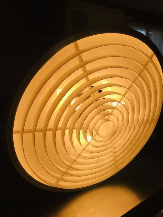 Image 1 of Vintage Space-Age Rise and Fall Pendant Lamp, 1970s