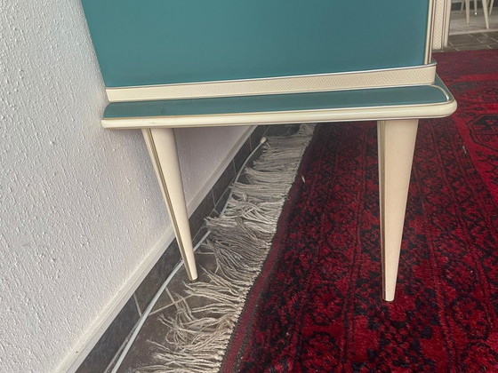 Image 1 of Credenza italiana di metà secolo con specchio — di Umberto Mascagni (anni '50-'60)