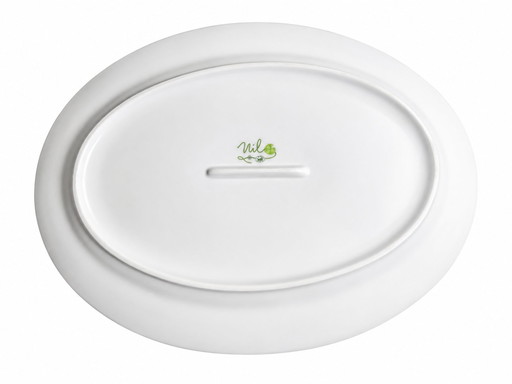 Exklusive ovale Servierschale „Nil“ von Hermès – Porzellan