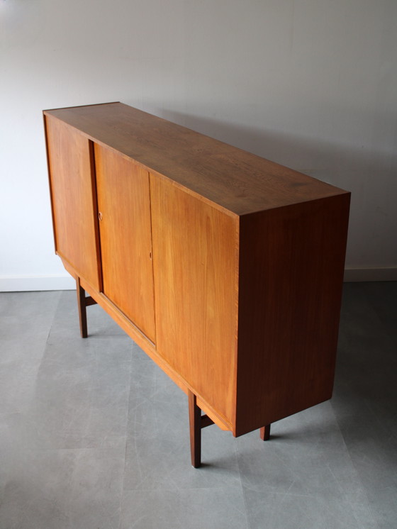 Image 1 of Vintage Danish highboard in teak 