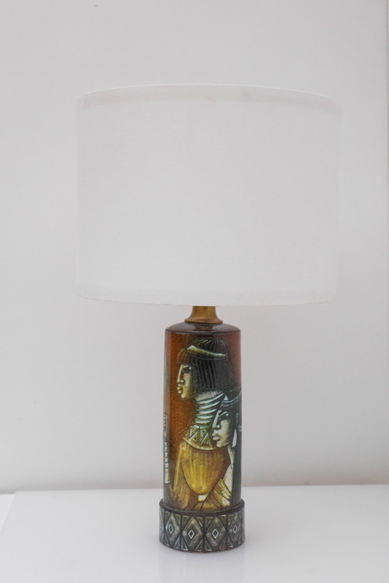 Sculptural Ceramic Table Lamp by Bonnie Rehnqvist, Sweden, 1972 – Törngrens krukmakeri, Scandinavian (photo 6 of 16)