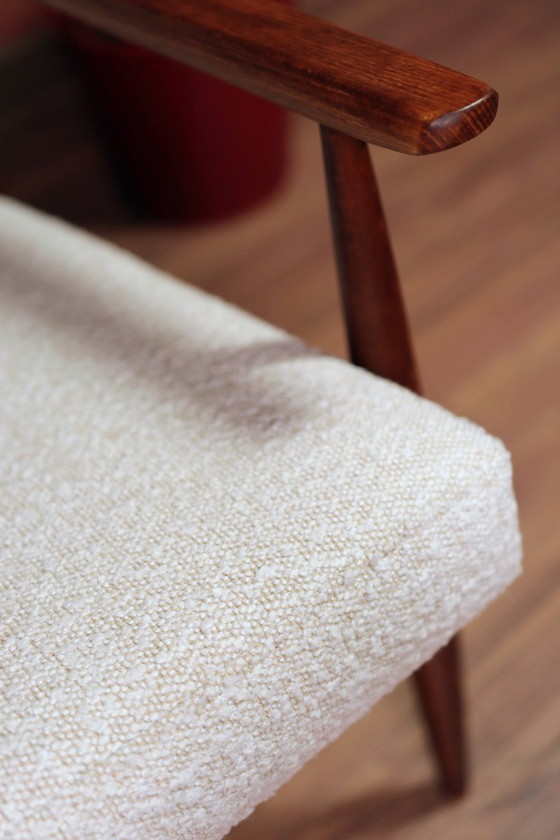 Image 1 of Vintage Lounge Chair Wit Bouclé Mid Century Design