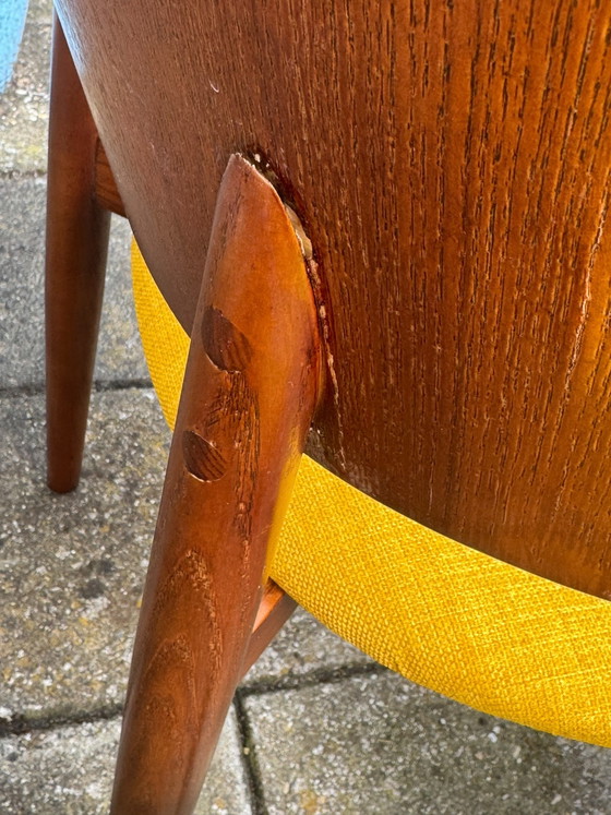 Set di Sedie Design Vintage – Sedie da pranzo, Textile, Wood, 1990 (photo 12 of 12)