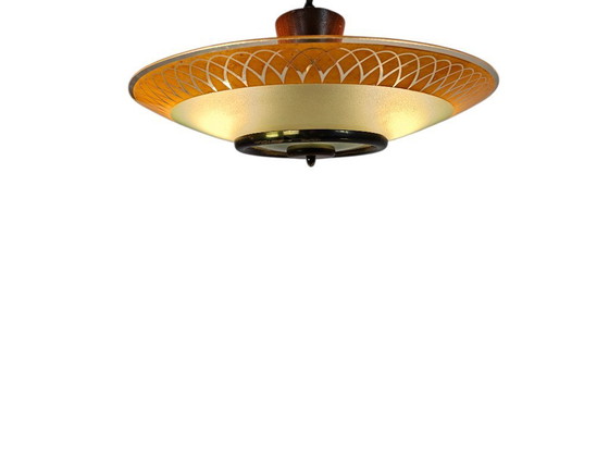 Image 1 of Philips - Schirmlampe - Glas - Metall - Kupfer - Holland - 1960er Jahre