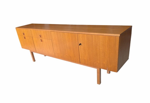 Vintage light teak sideboard