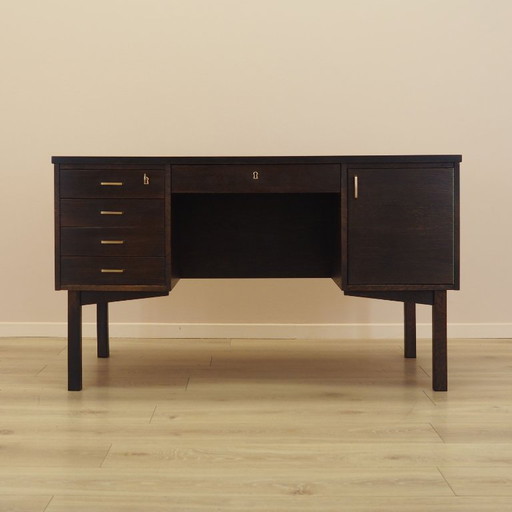 Bureau en chêne, design danois, années 1970, fabriqué au Danemark