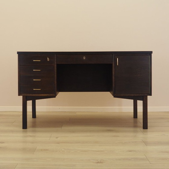 Image 1 of Bureau en chêne, design danois, années 1970, fabriqué au Danemark