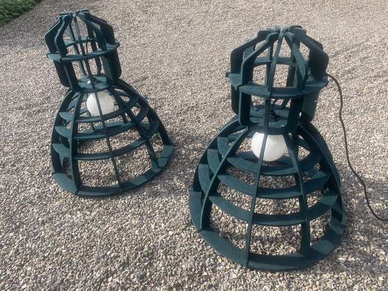 Image 1 of 2x Lampada a sospensione No. 19 XL Pet Felt di Het Lichtlab